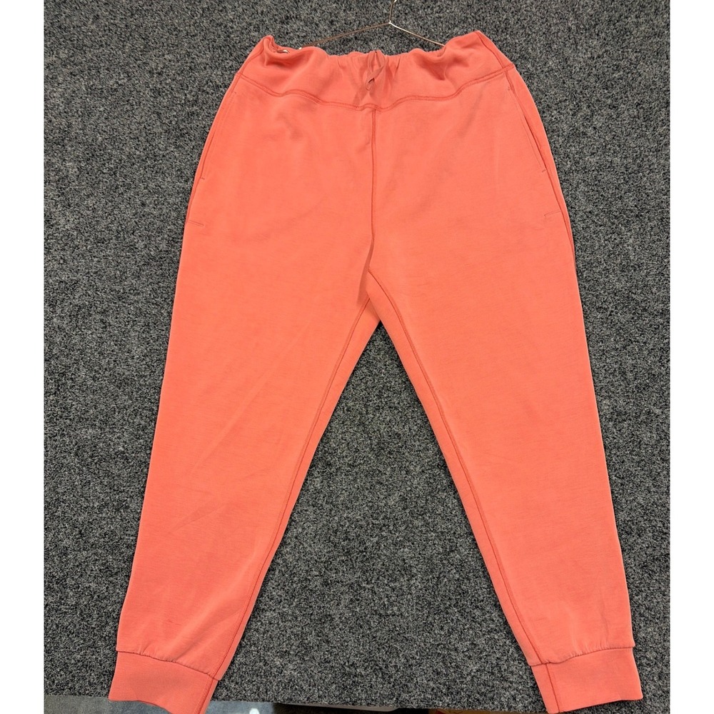 Alaskan Hardgear Duluth Joggers Women L Coral Pink Sweatpants Modal Sustainable